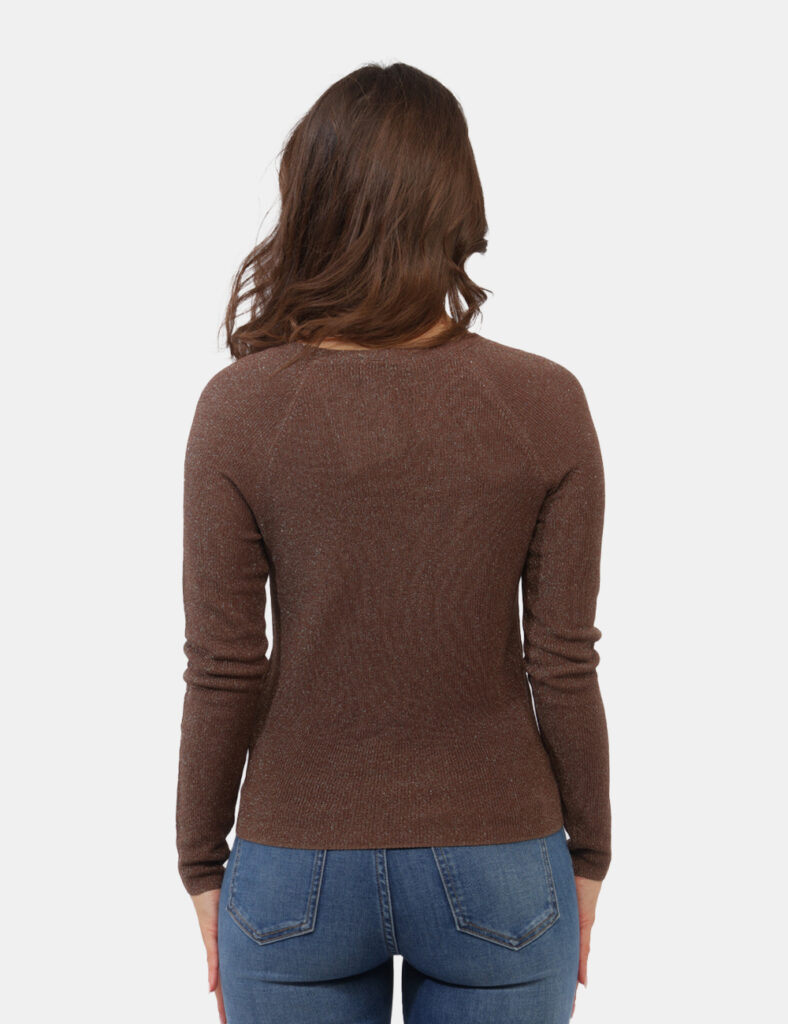 Maglia Materica Marrone