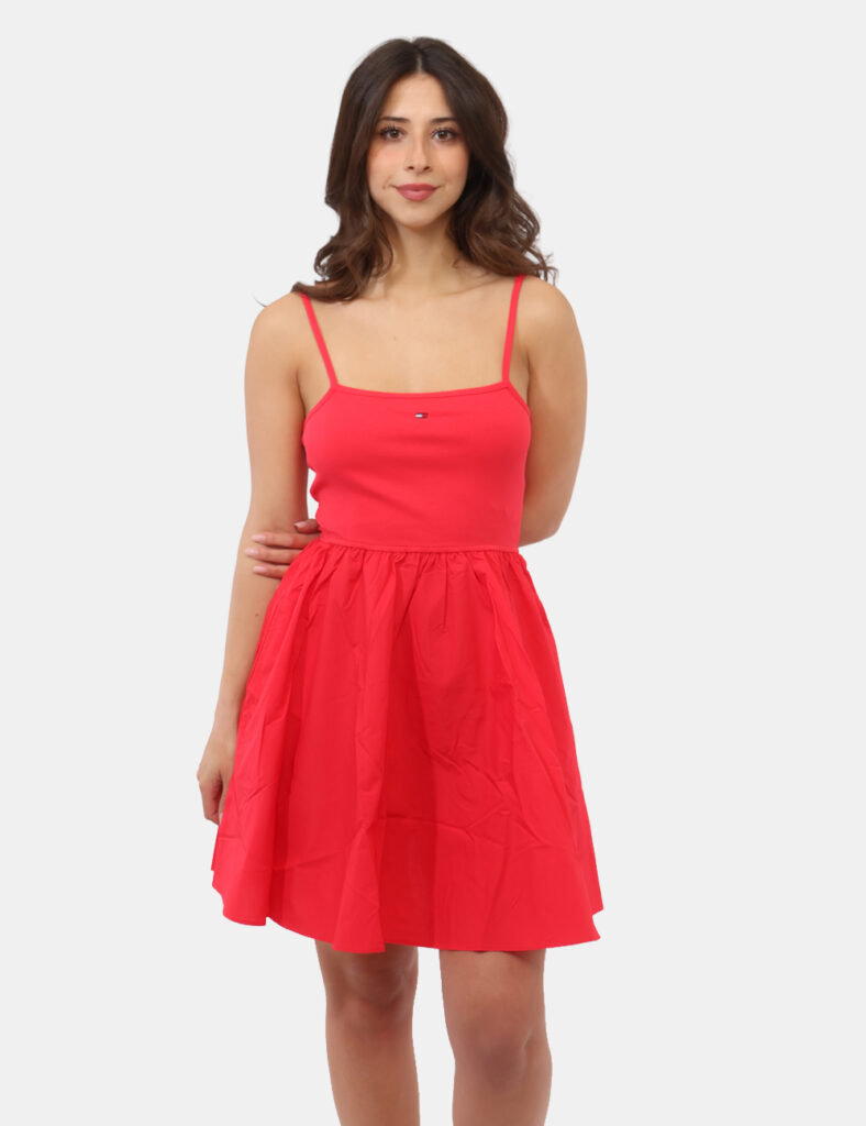 Abbigliamento donna scontato - Vestito Tommy Hilfiger Rosso