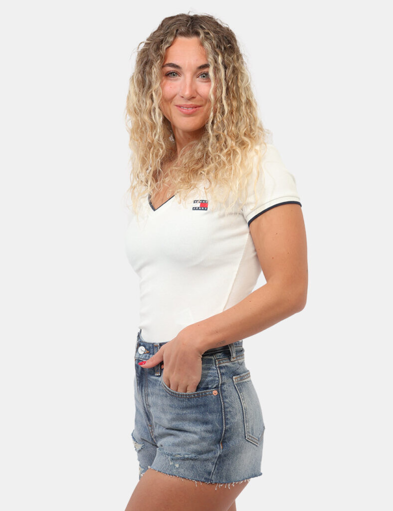 Abbigliamento donna scontato - Shorts Tommy Hilfiger Azzurro