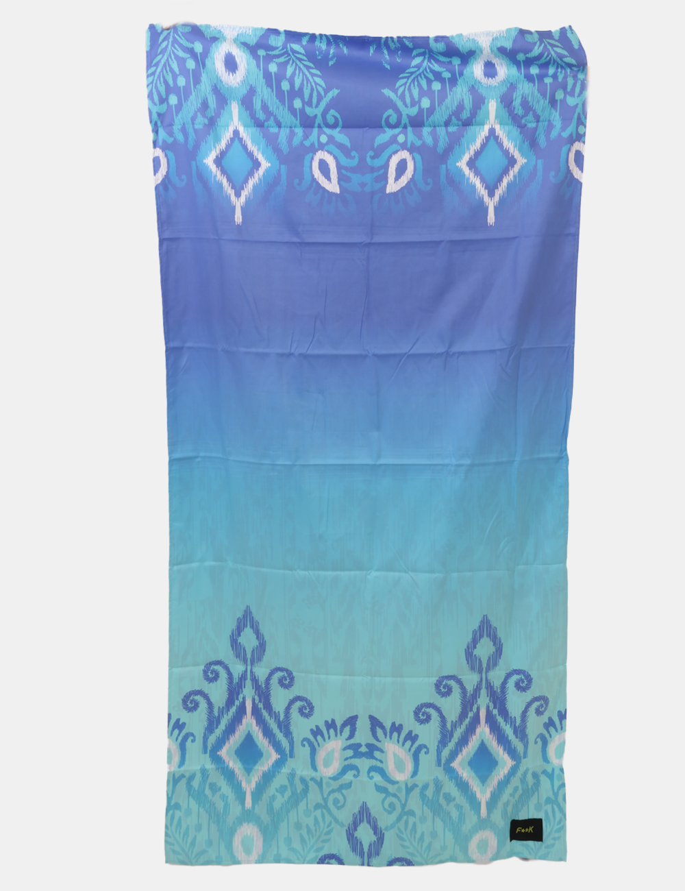 FA-A150X56-SB_FANTASIA_PE26_1 Telo mare F**K Azzurro - Telo mare F**K azzurro da donna Questo telo mare F**K azzurro è l’accessorio perfetto per accompagn