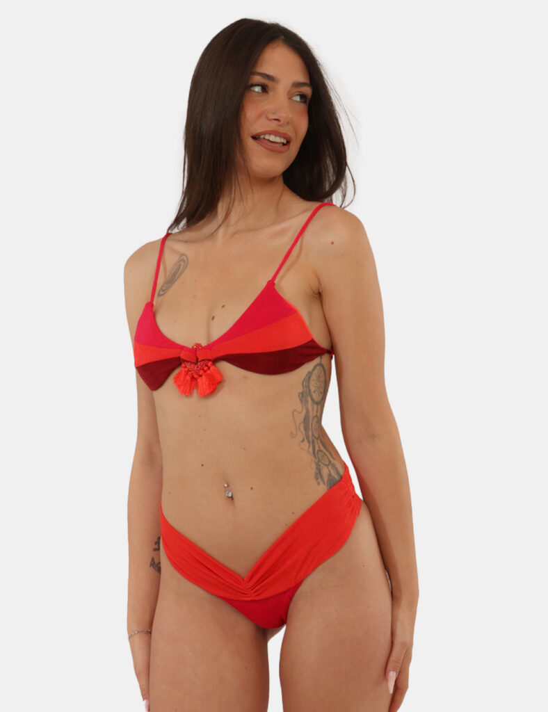Costume donna scontato - Bikini F**K Rosso