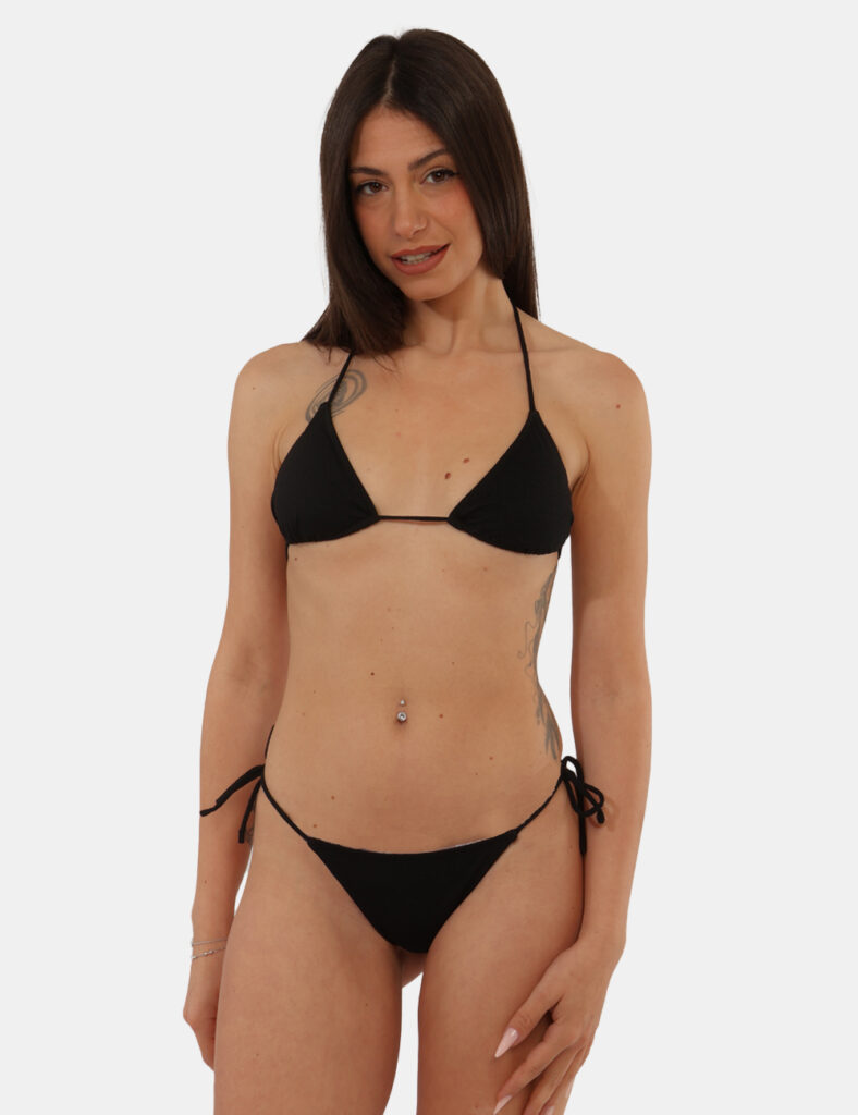 Costume donna scontato - Bikini F**K Nero