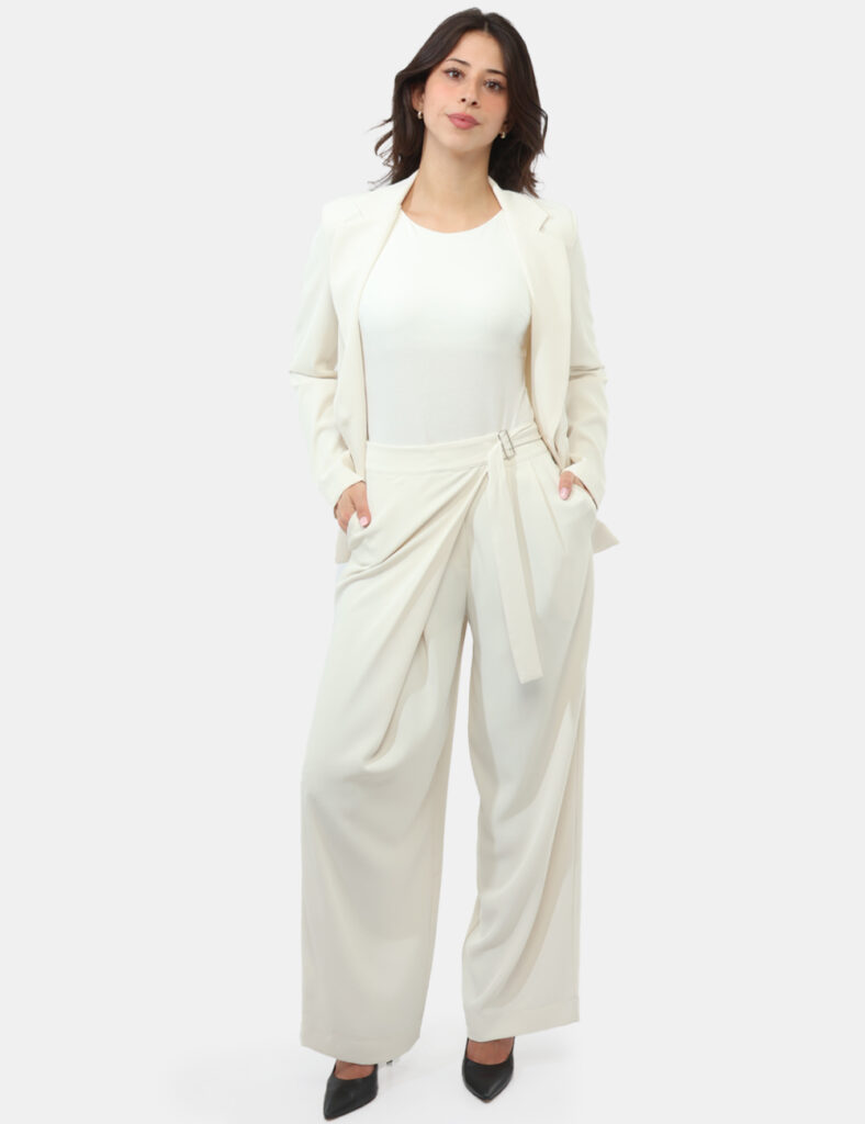 Abbigliamento donna scontato - Pantalone Rue De Clerie Bianco