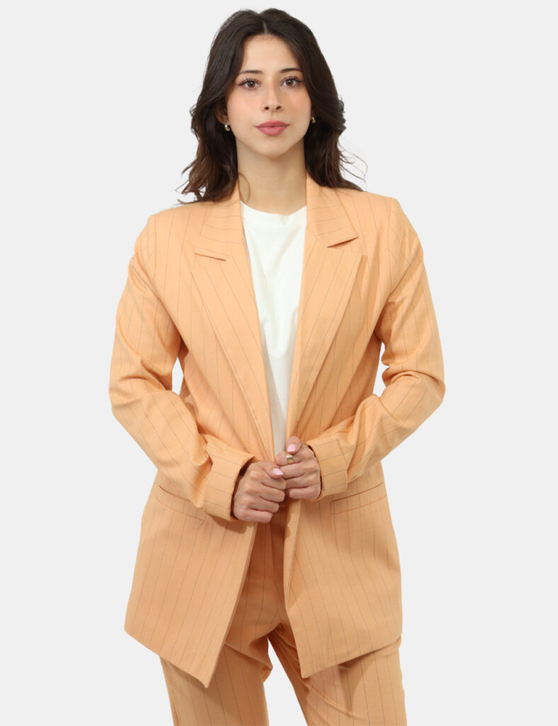 Blazer Materica Arancione