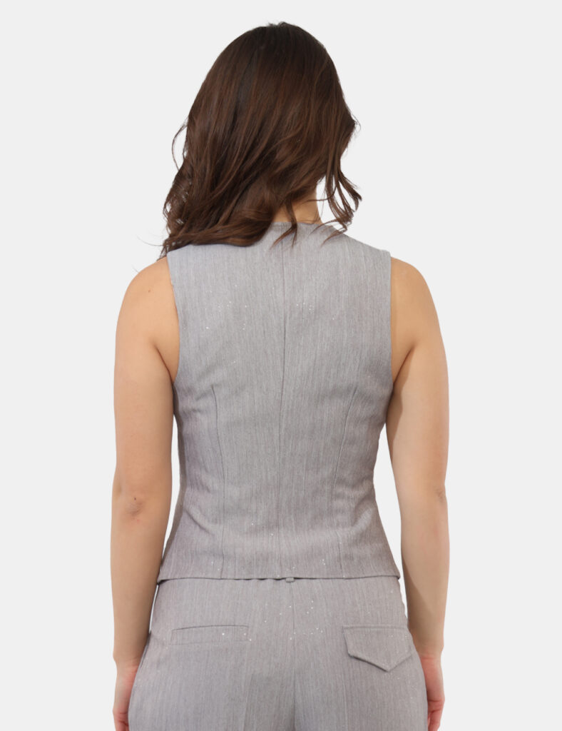 Abbigliamento donna scontato - Gilet Rue De Clerie Grigio