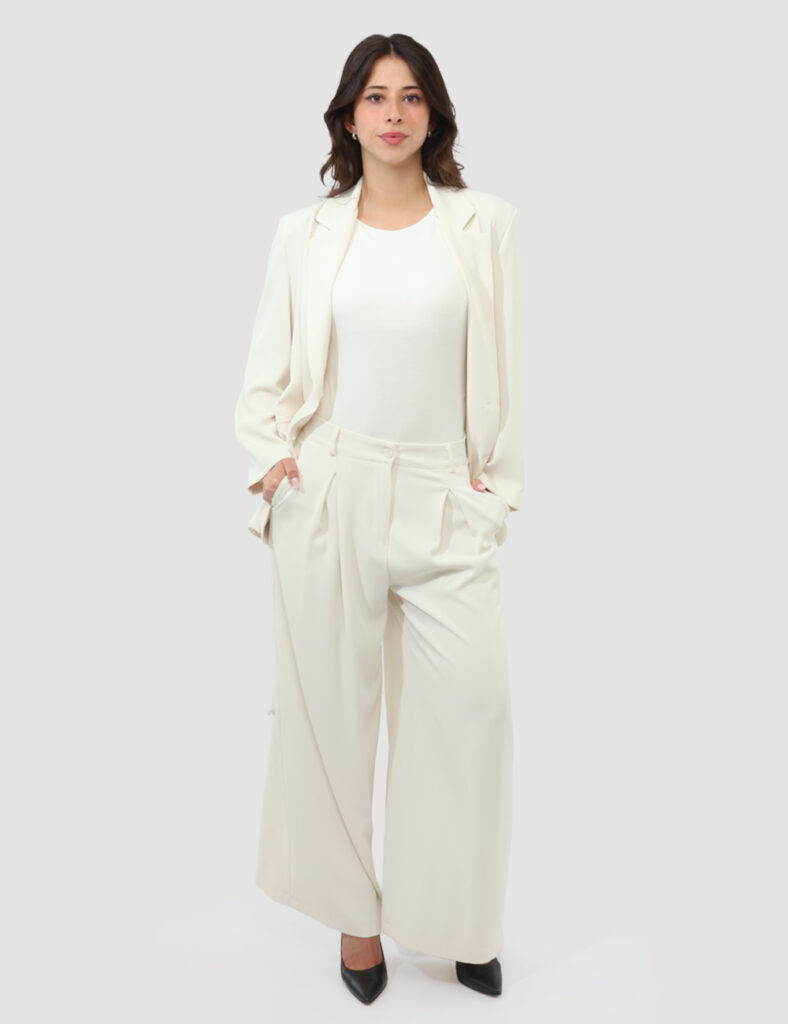 Abbigliamento donna scontato - Pantalone Rue De Clerie Bianco