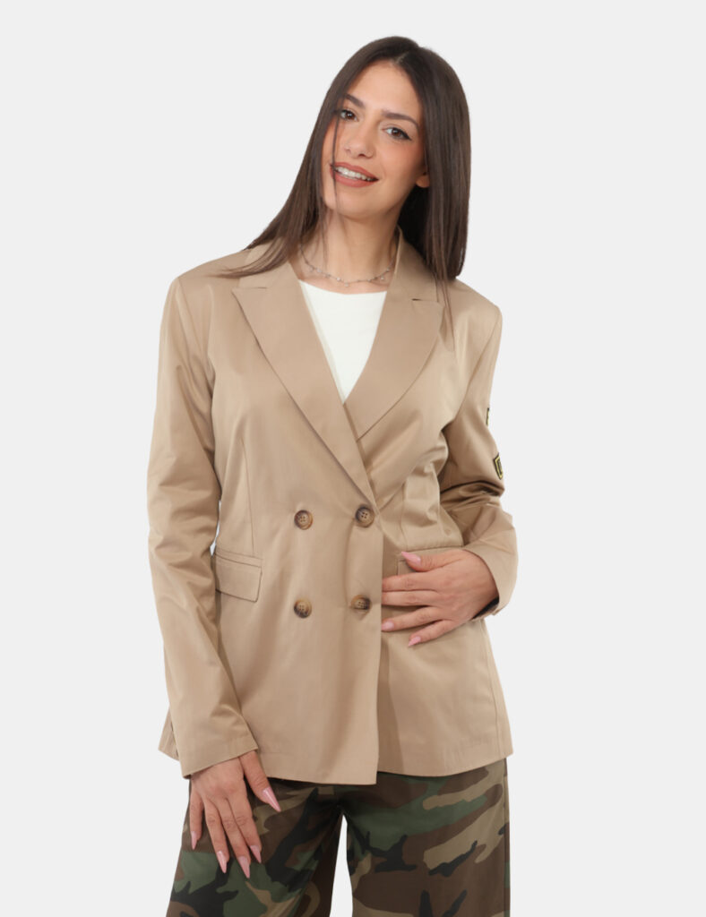 Abbigliamento donna scontato - Blazer Rue De Clerie Beige