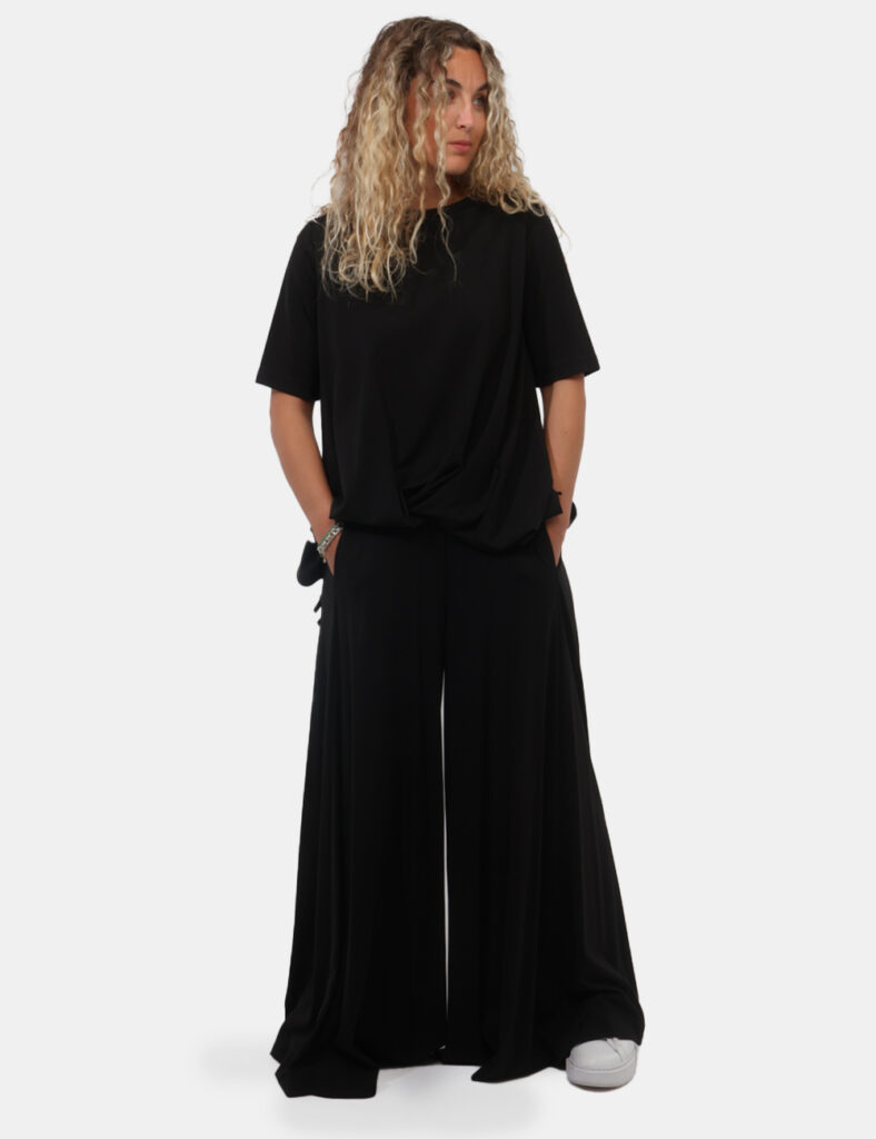 Abbigliamento donna scontato - Pantalone Rue De Clerie Nero