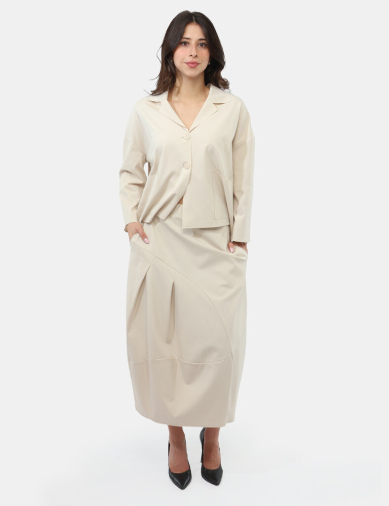 Abbigliamento donna scontato - Gonna Rue De Clerie Beige