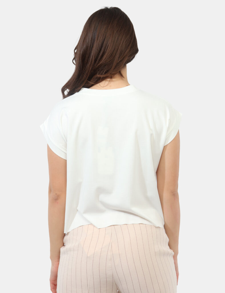 Abbigliamento donna scontato - T-shirt Rue De Clerie Bianco