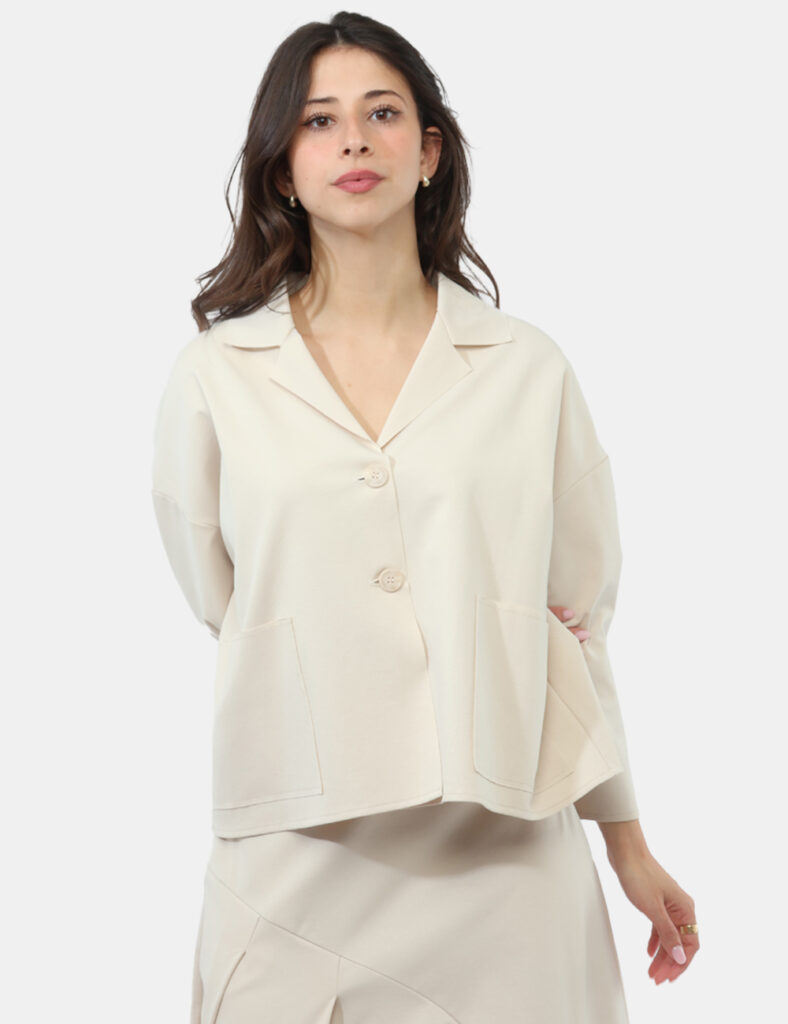 Abbigliamento donna scontato - Blazer Rue De Clerie Beige