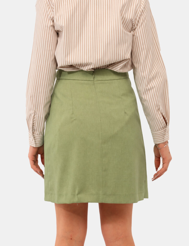 Abbigliamento donna scontato - Gonna Materica Verde