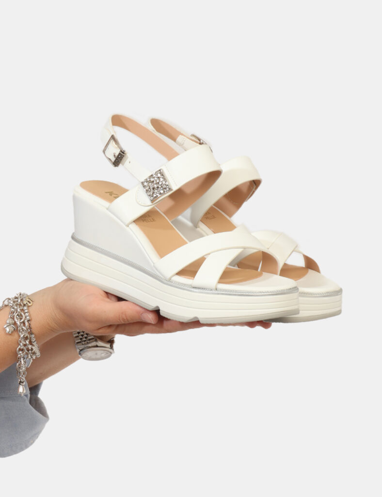 Scarpe da Donna scontate - Sandali Keys Bianchi