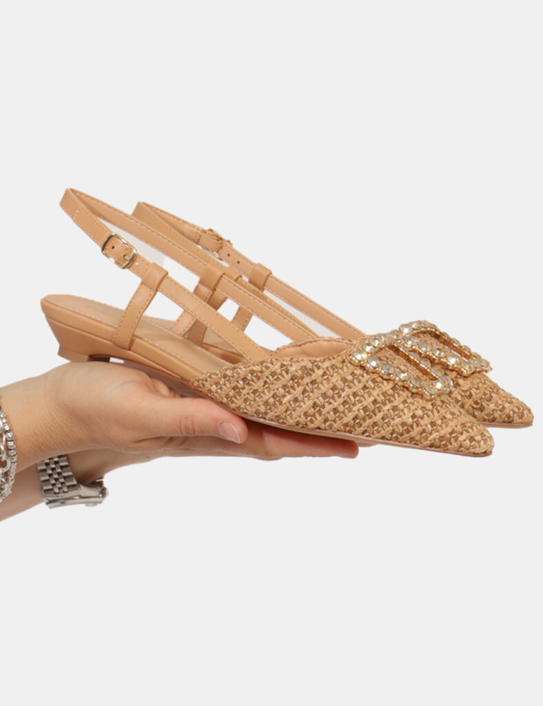 Scarpe da Donna scontate - Ballerina Keys Beige