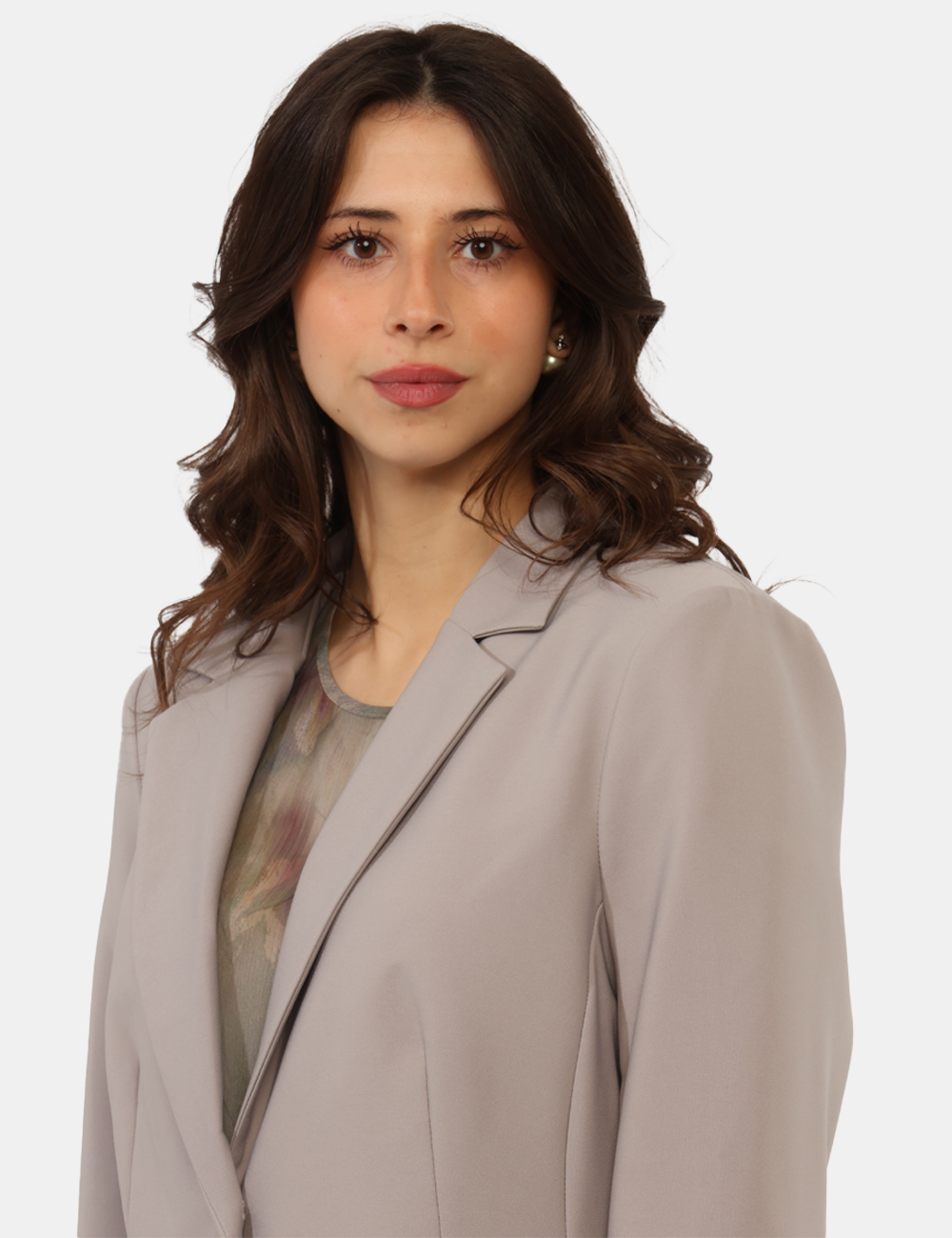 L18XBEALTROVE-SB_PERLA_PE26_3 Blazer Sandro Ferrone Grigio - Blazer SANDRO FERRONE Grigio da donna Elegante, moderno e versatile, questo Blazer SANDRO FER