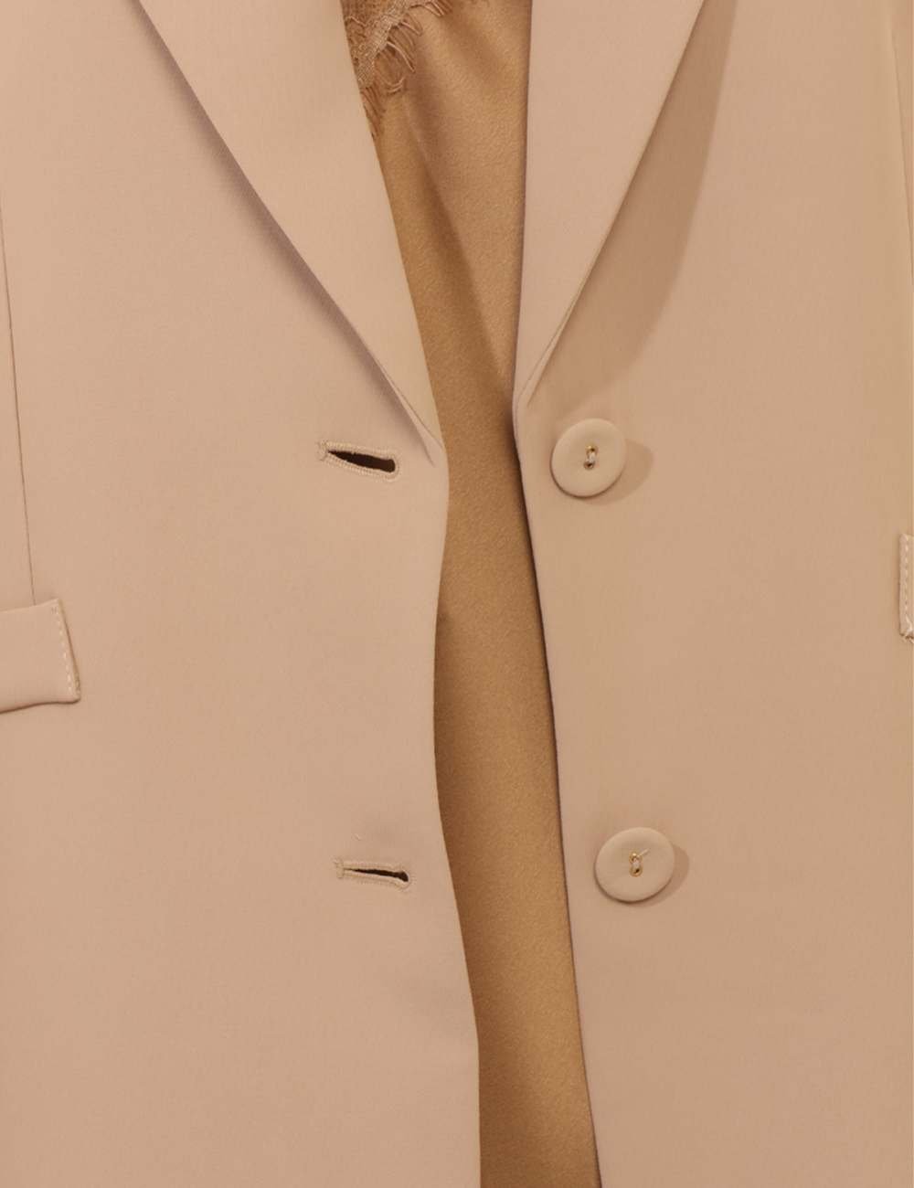 L24XBEARIANA-SB_BEIGE_PE26_5 Blazer Sandro Ferrone Beige - Blazer SANDRO FERRONE Beige da donna Leggero, elegante e versatile, questo Blazer SANDRO FERRO