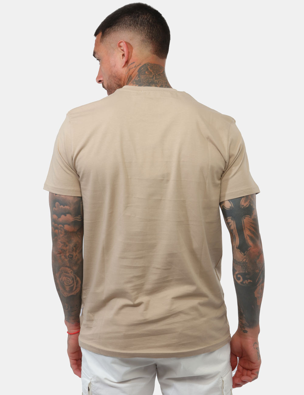 LGE6TS010754U-OB_FANGO_PE26_2 T-shirt Concept83 Beige - T-shirt CONCEPT83 beige La T-shirt CONCEPT83 beige da uomo è il capo ideale per chi cerca uno stil