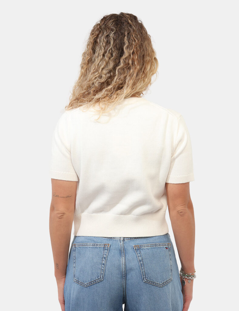 Abbigliamento donna scontato - Maglia Calvin Klein Bianca