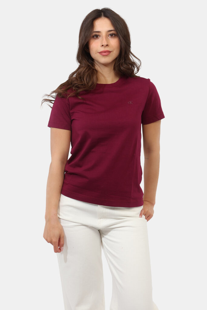 Abbigliamento donna scontato - T-shirt Calvin Klein Viola