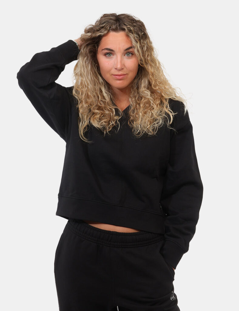 Abbigliamento donna scontato - Felpa Calvin Klein Nera