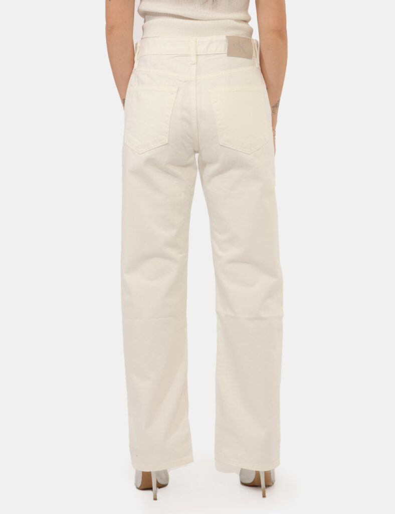 Abbigliamento donna scontato - Jeans Calvin Klein Bianco