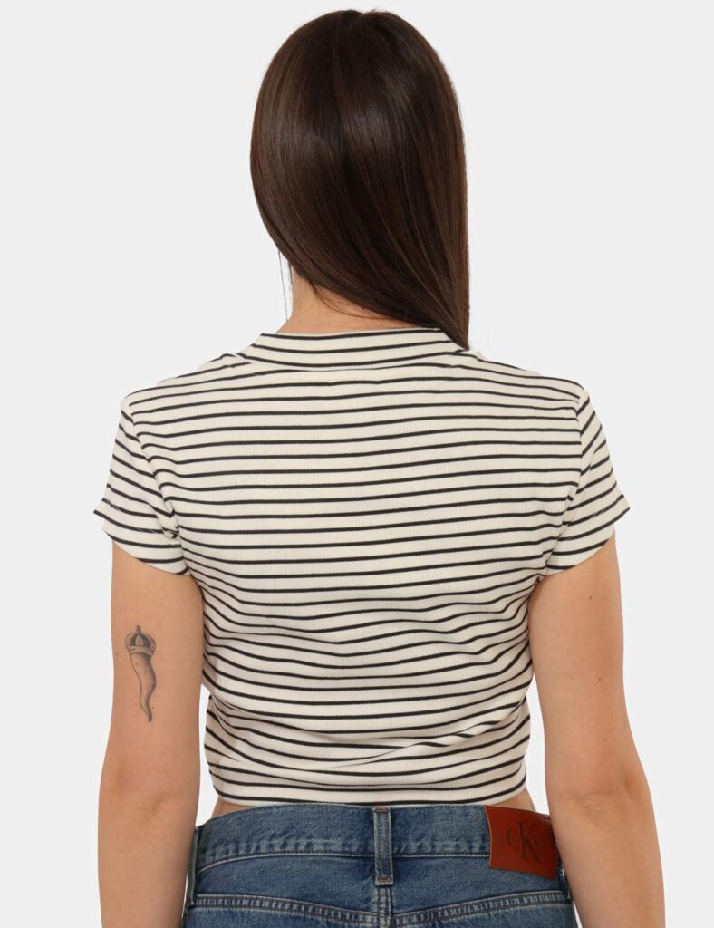 Abbigliamento donna scontato - T-shirt Calvin Klein Bianca