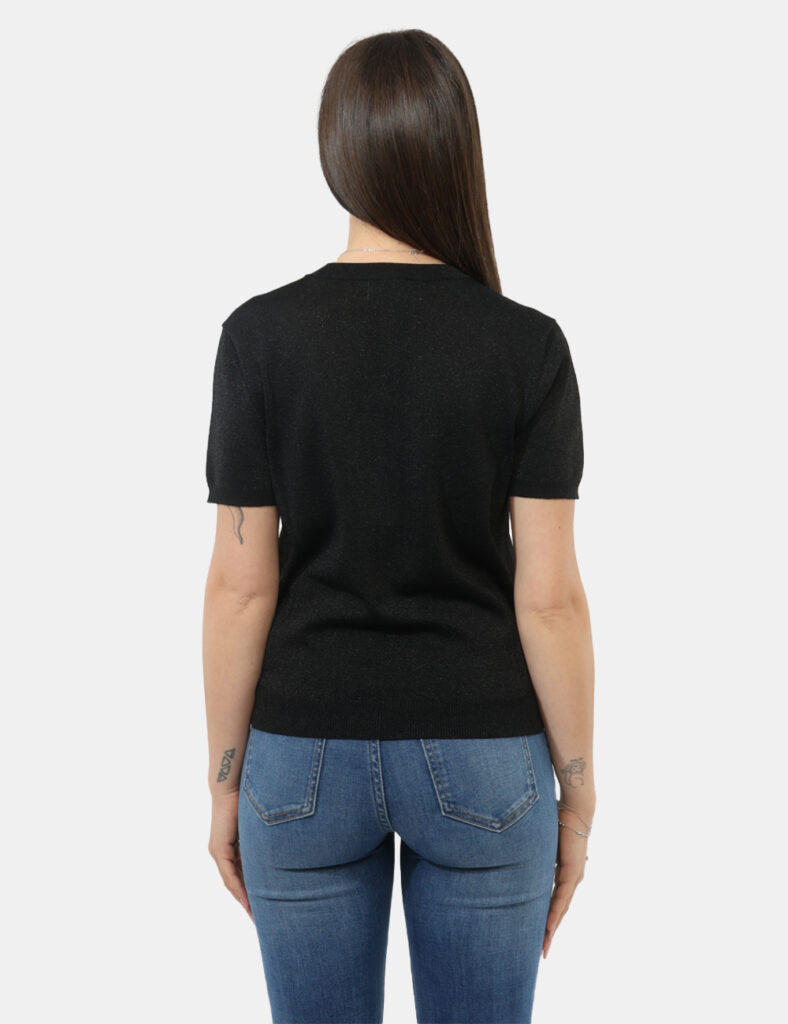Abbigliamento donna scontato - Maglia Yes Zee Nera
