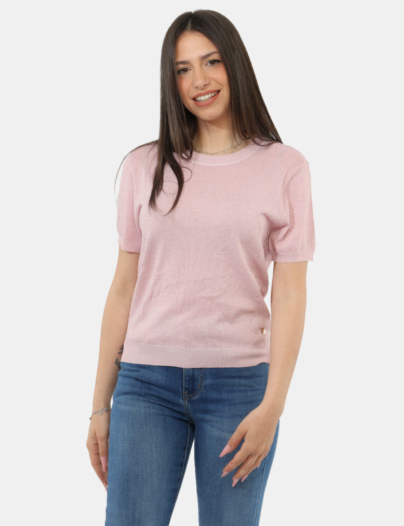 Abbigliamento donna scontato - Maglia Yes Zee Rosa
