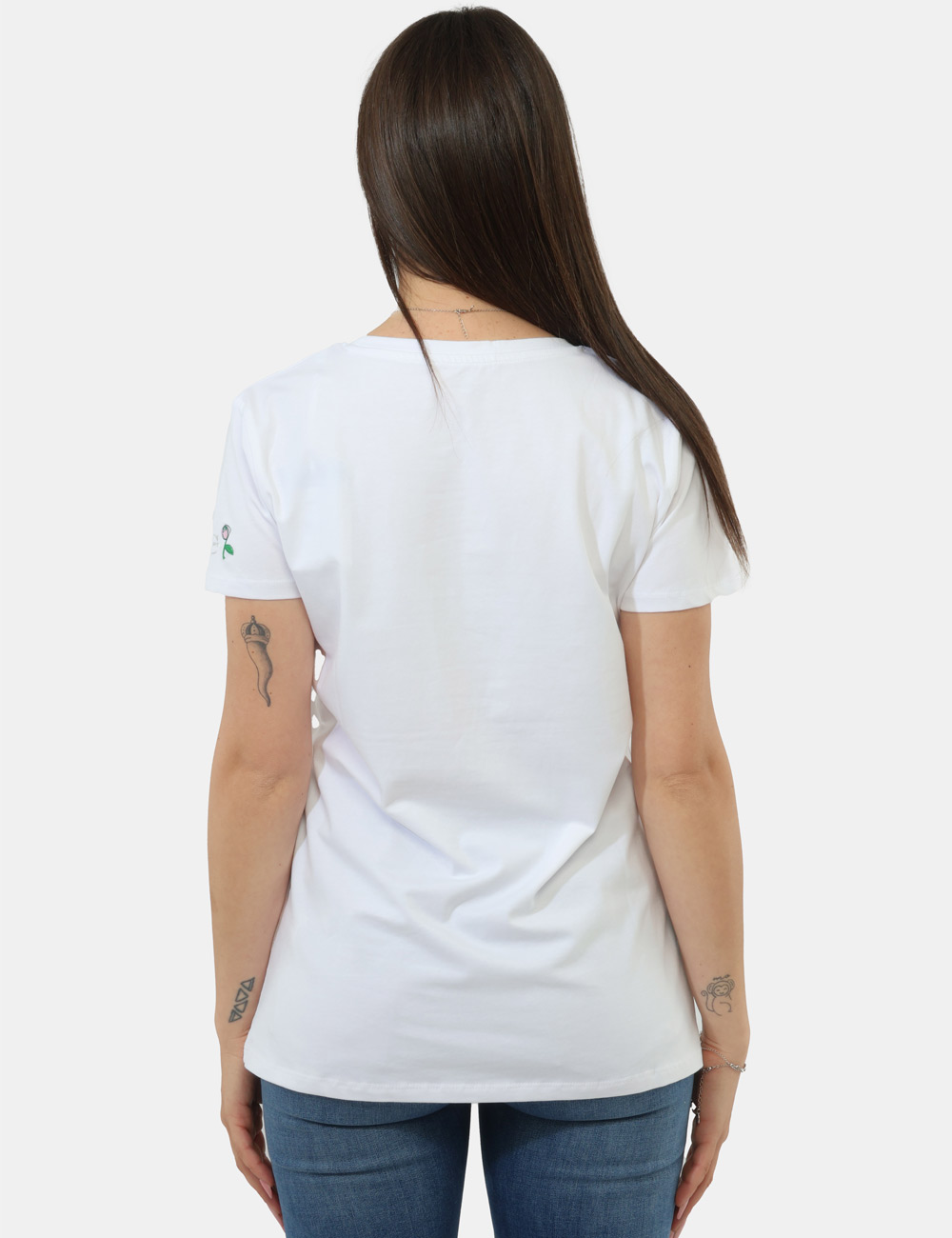 MOD-1-OB_WHITE_PE26_2 T-shirt Concept83 Bianca - T-shirt CONCEPT83 Bianca da donna Essenziale, fresca e perfetta per ogni giorno, la T-shirt CONCE