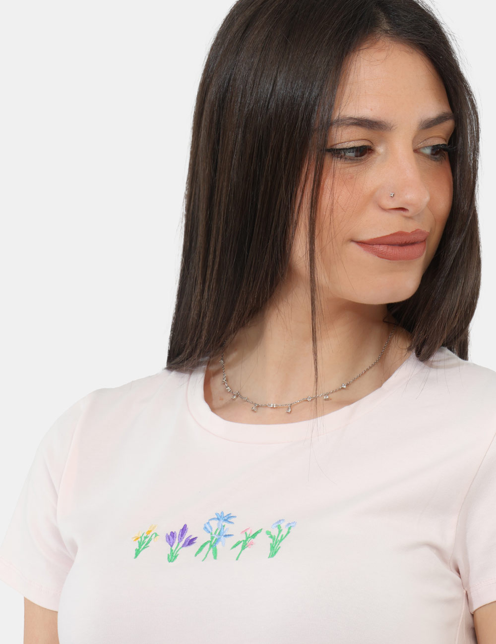 MOD-2-OB_LIGHT-PINK_PE26_4 T-shirt Concept83 Rosa - T-shirt CONCEPT83 Rosa da donna Femminile, fresca e perfetta per aggiungere un tocco delicato ai lo