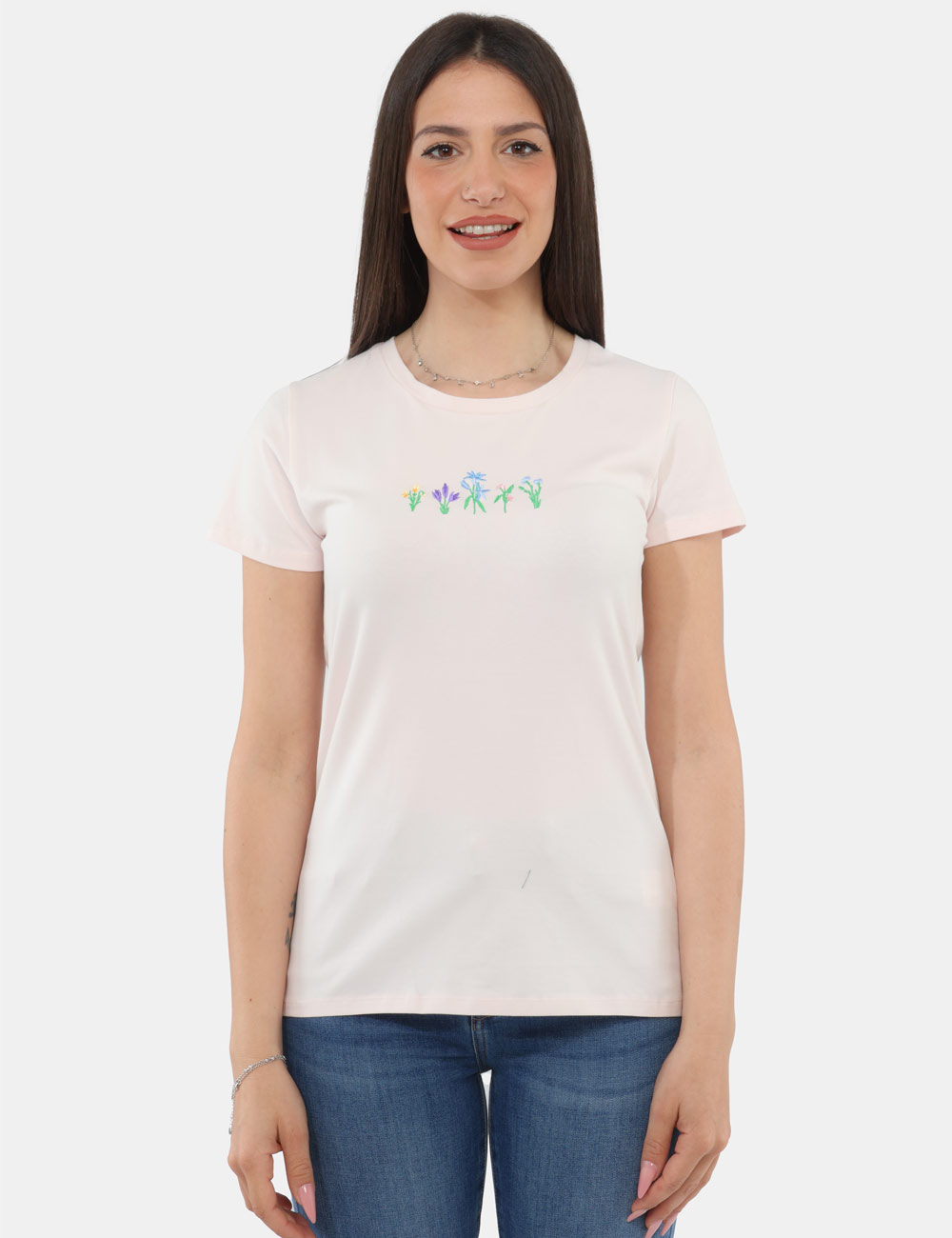 MOD-2-OB_LIGHT-PINK_PE26_5 T-shirt Concept83 Rosa - T-shirt CONCEPT83 Rosa da donna Femminile, fresca e perfetta per aggiungere un tocco delicato ai lo