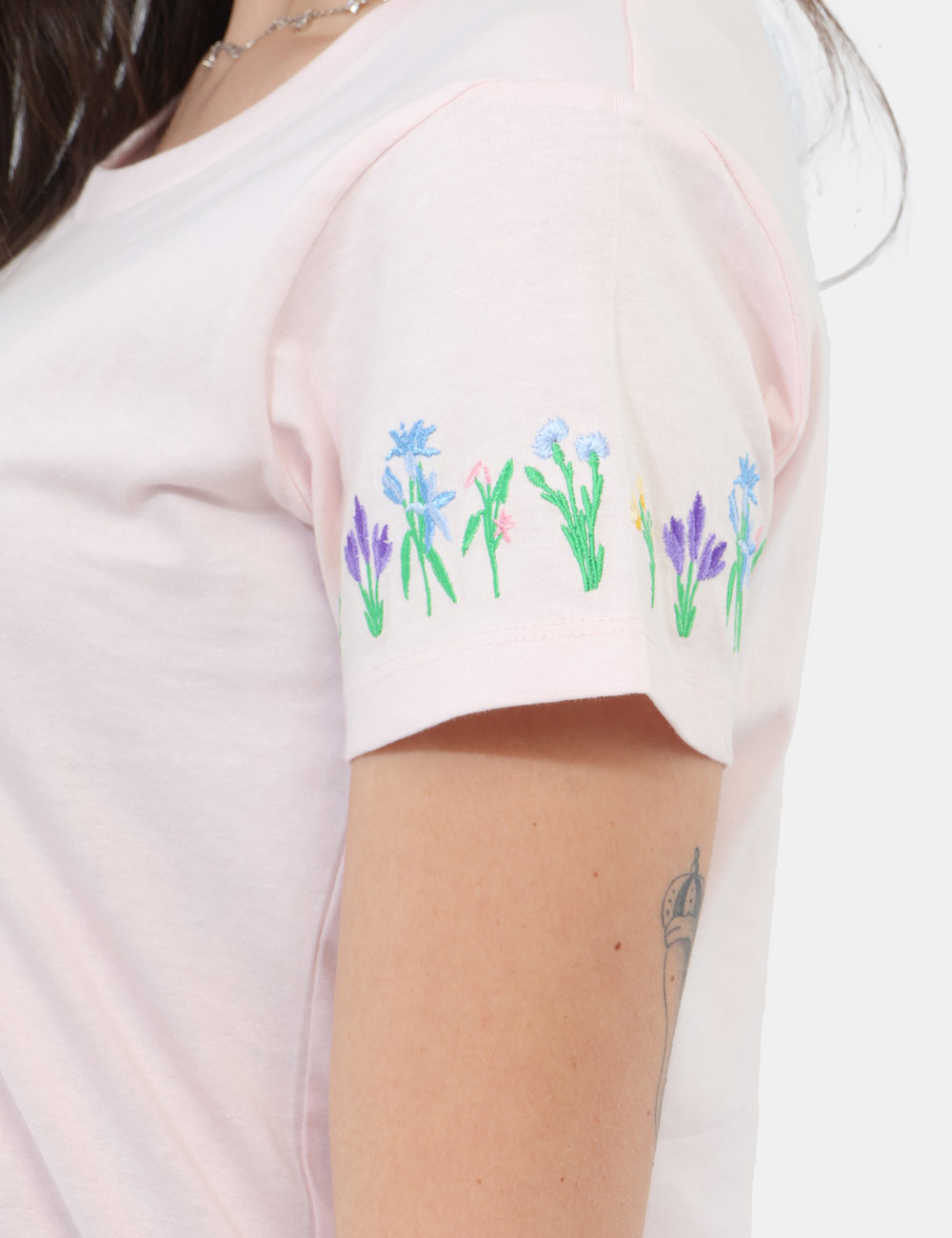 MOD-3-OB_LIGHT-PINK_PE26_3 T-shirt Concept83 Rosa - T-shirt CONCEPT83 Rosa da donna Delicata, femminile e perfetta per completare i look quotidiani con