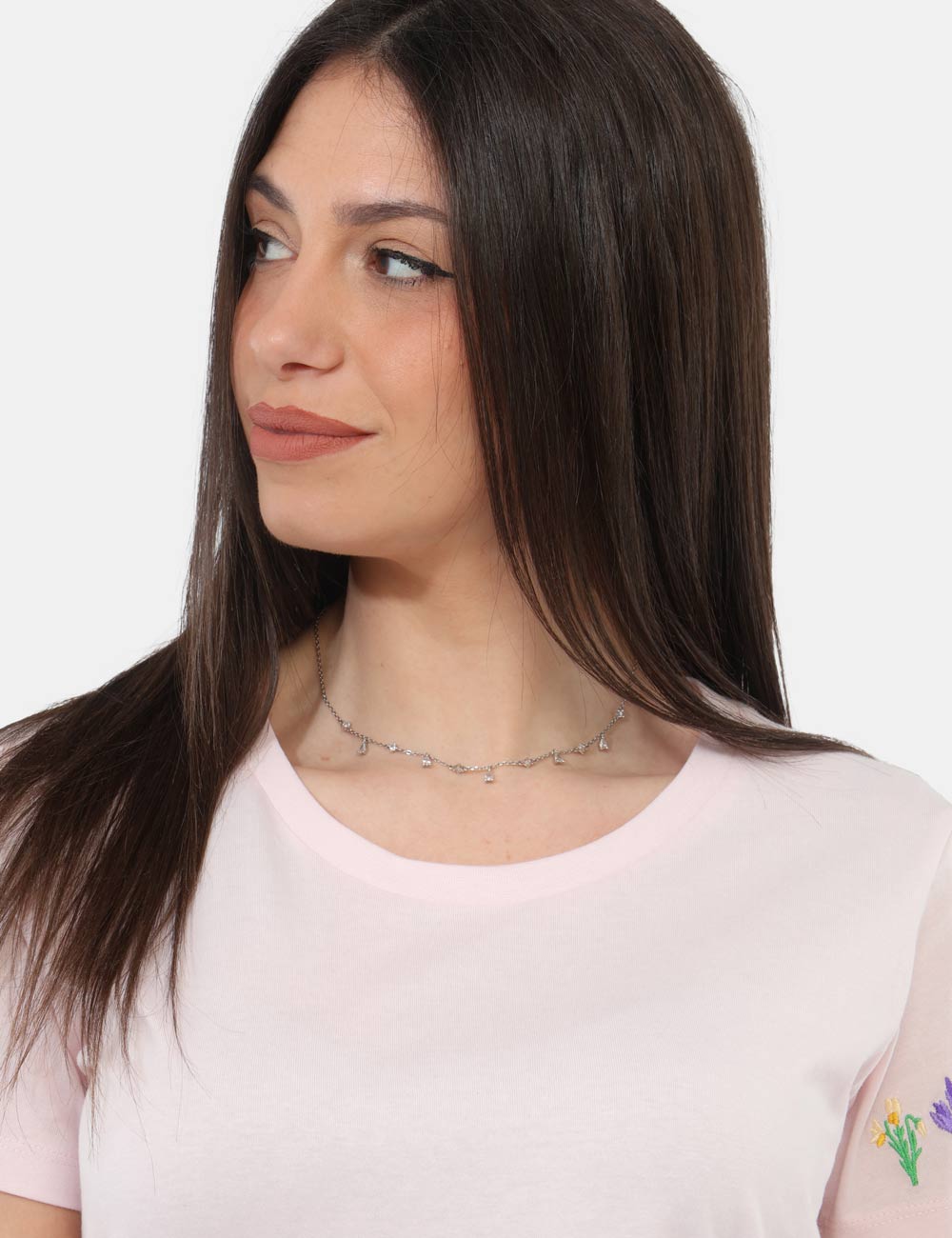 MOD-3-OB_LIGHT-PINK_PE26_4 T-shirt Concept83 Rosa - T-shirt CONCEPT83 Rosa da donna Delicata, femminile e perfetta per completare i look quotidiani con