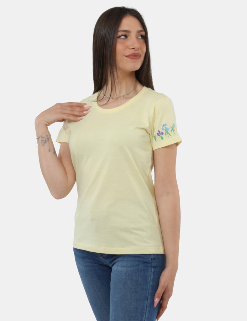 Abbigliamento donna scontato - T-shirt Concept83 Gialla