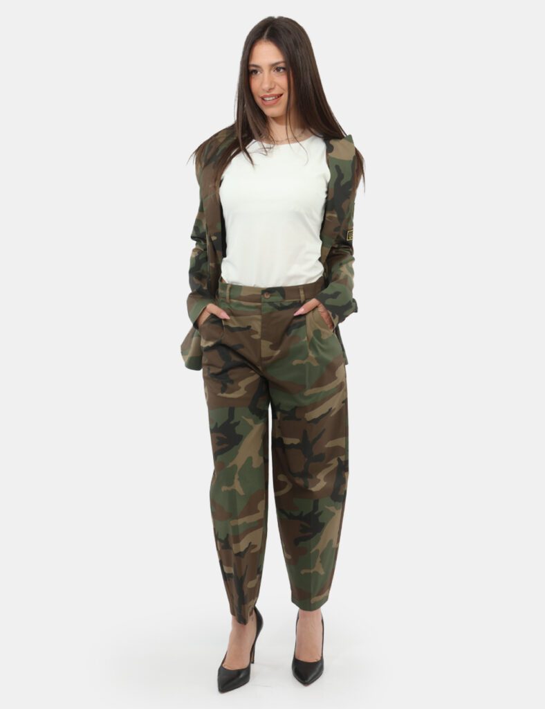 Abbigliamento donna scontato - Pantalone Rue De Clerie Verde