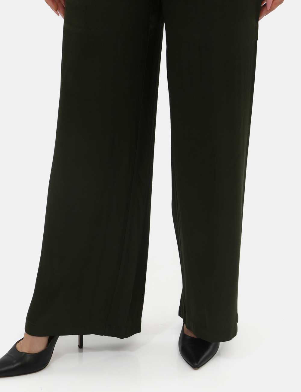 P372-EN00_VERDE-MIL-SCURO_PE26_5 Pantalone Yes Zee Verde - Pantalone YES ZEE verde Il pantalone YES ZEE verde da donna è un capo versatile e leggero, perfett