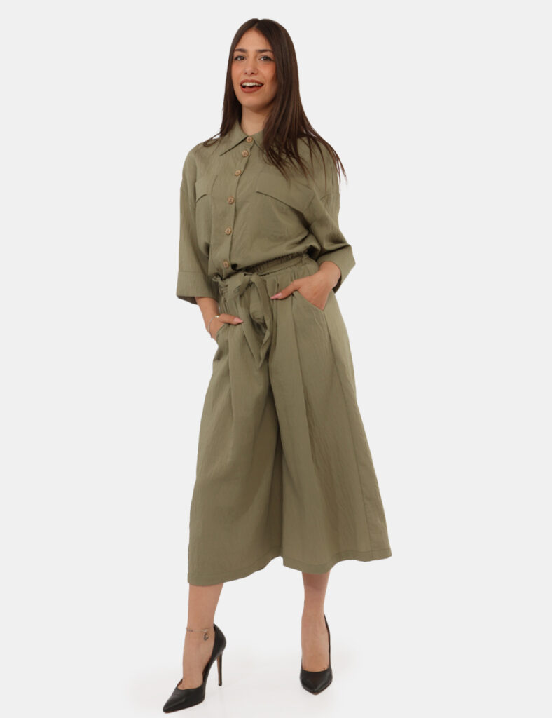 Abbigliamento donna scontato - Pantalone Yes Zee Verde