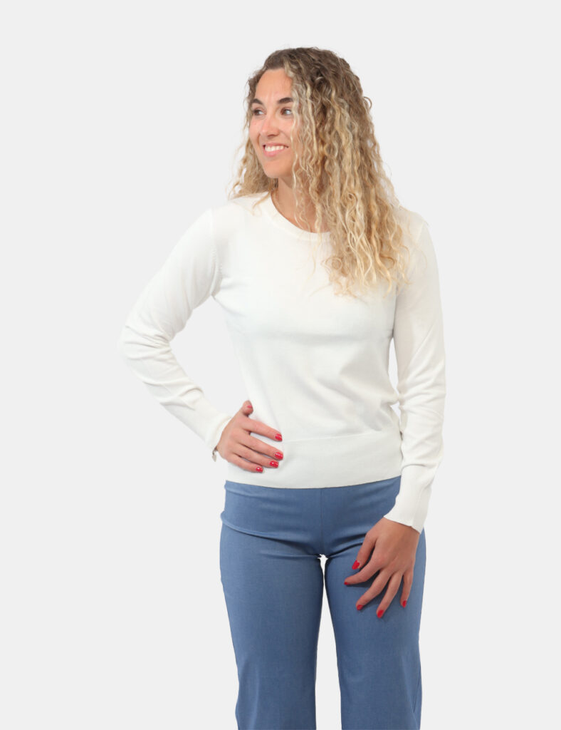Abbigliamento donna scontato - Maglia Rue De Clerie Bianca