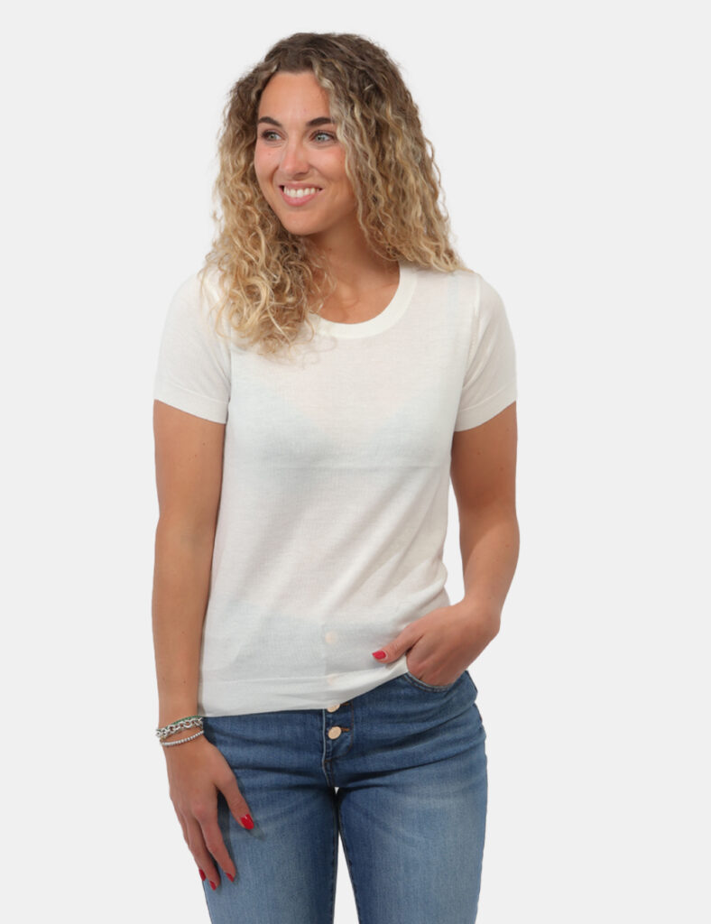 Abbigliamento donna scontato - Maglia Rue De Clerie Bianca