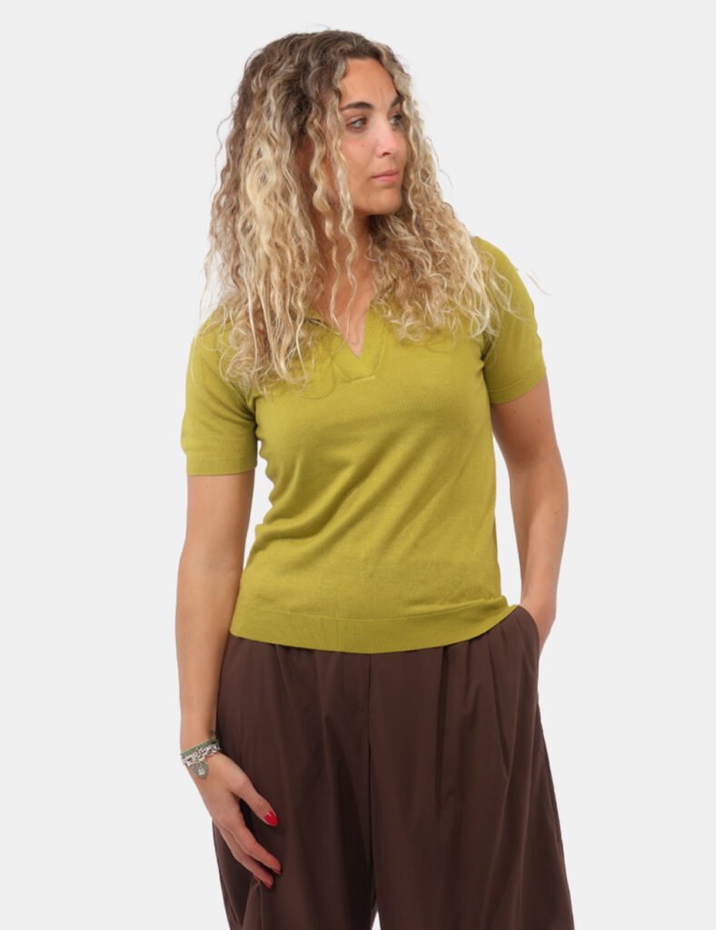 Abbigliamento donna scontato - Maglia Rue De Clerie Verde