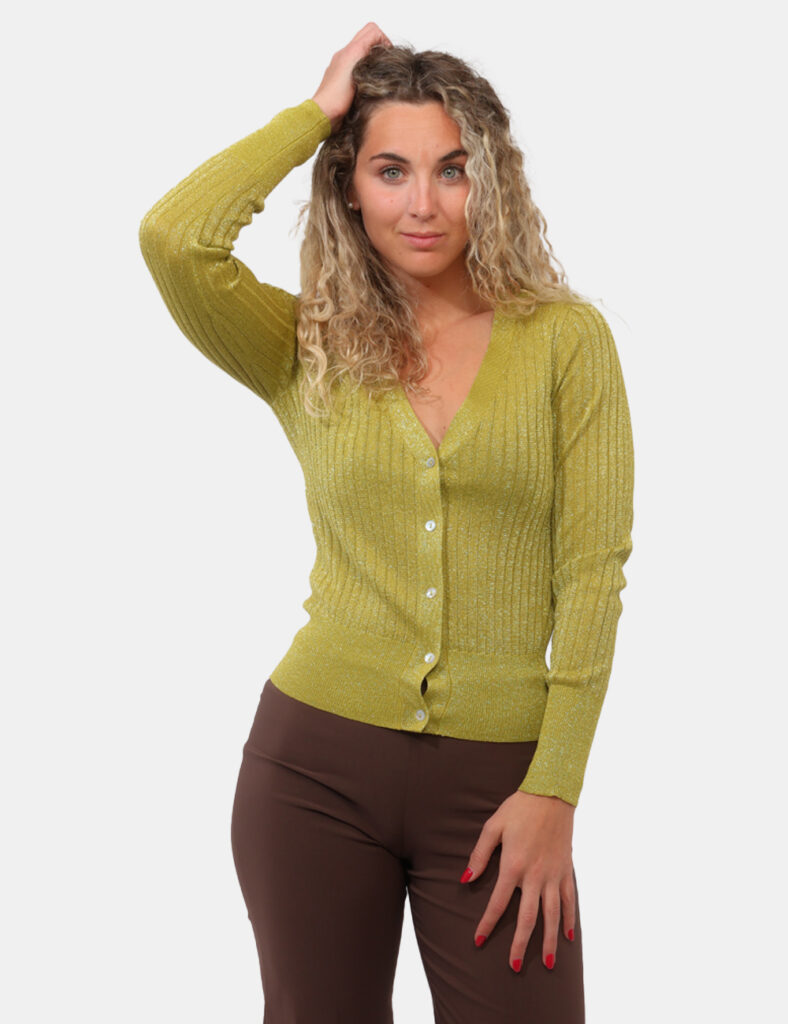 Abbigliamento donna scontato - Cardigan Rue De Clerie Verde