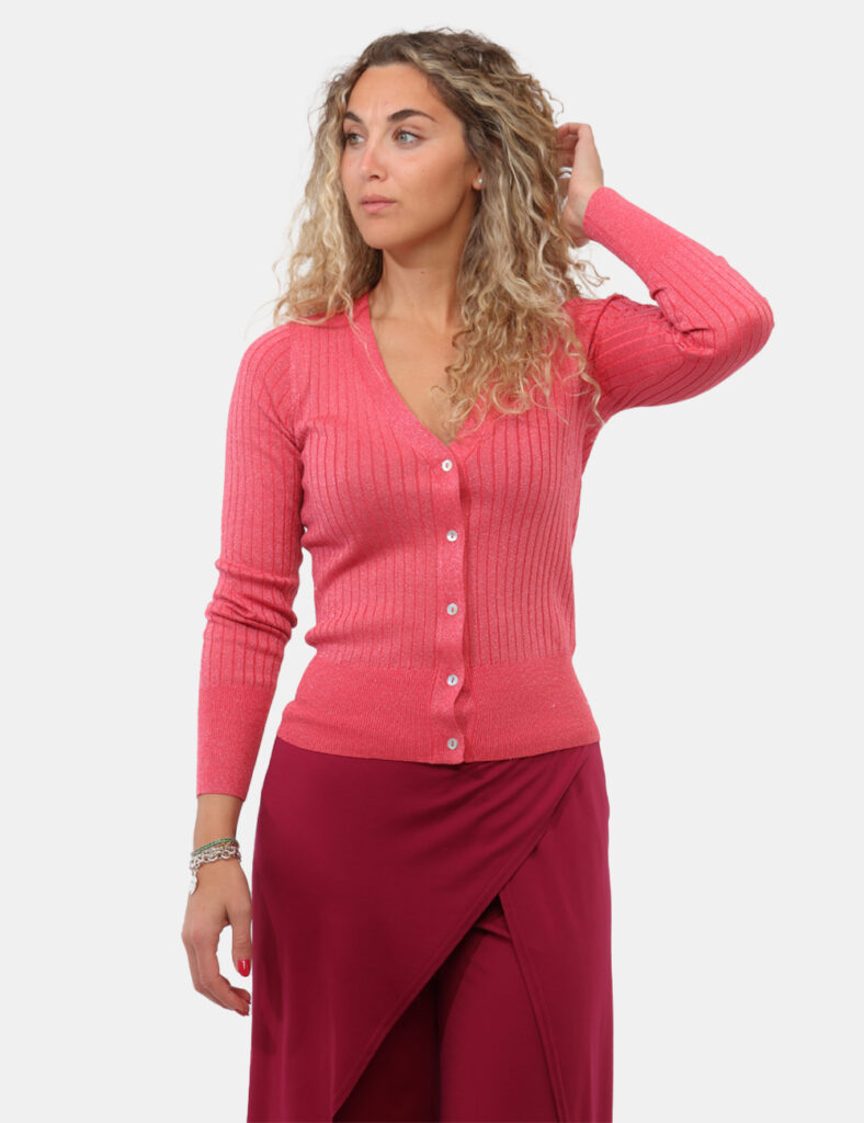 Abbigliamento donna scontato - Cardigan Rue De Clerie Rosa