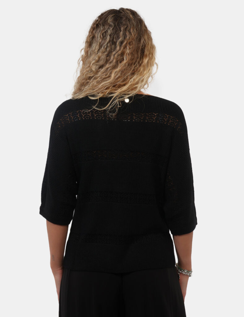 Abbigliamento donna scontato - Maglia Rue De Clerie Nera