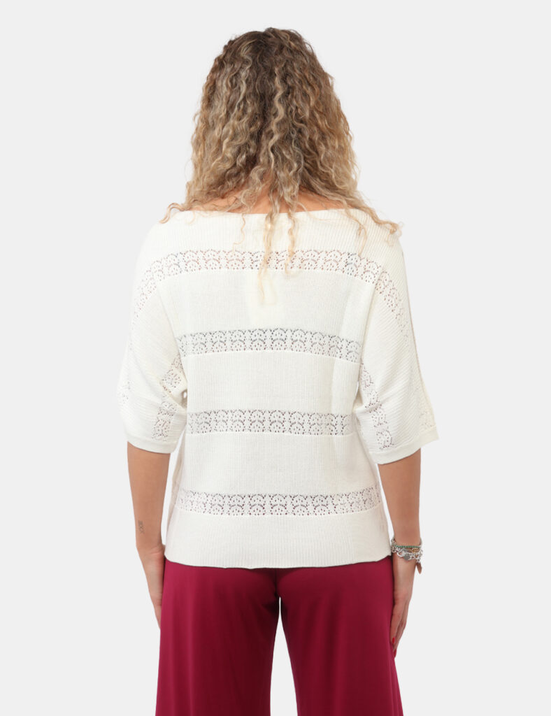 Abbigliamento donna scontato - Maglia Rue De Clerie Bianca