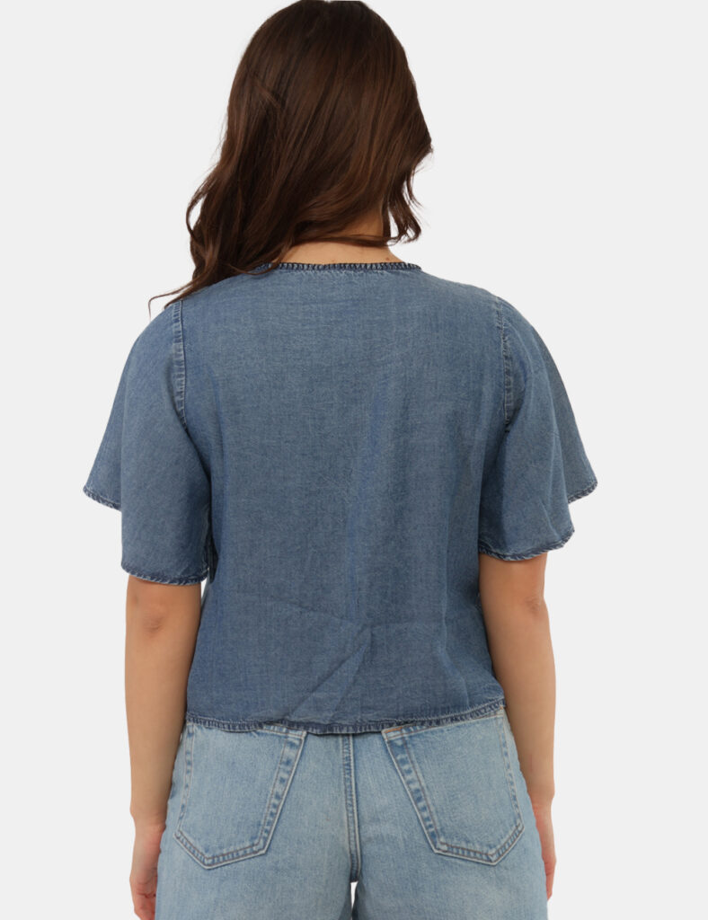 Abbigliamento donna scontato - Camicia Pepe Jeans Azzurra