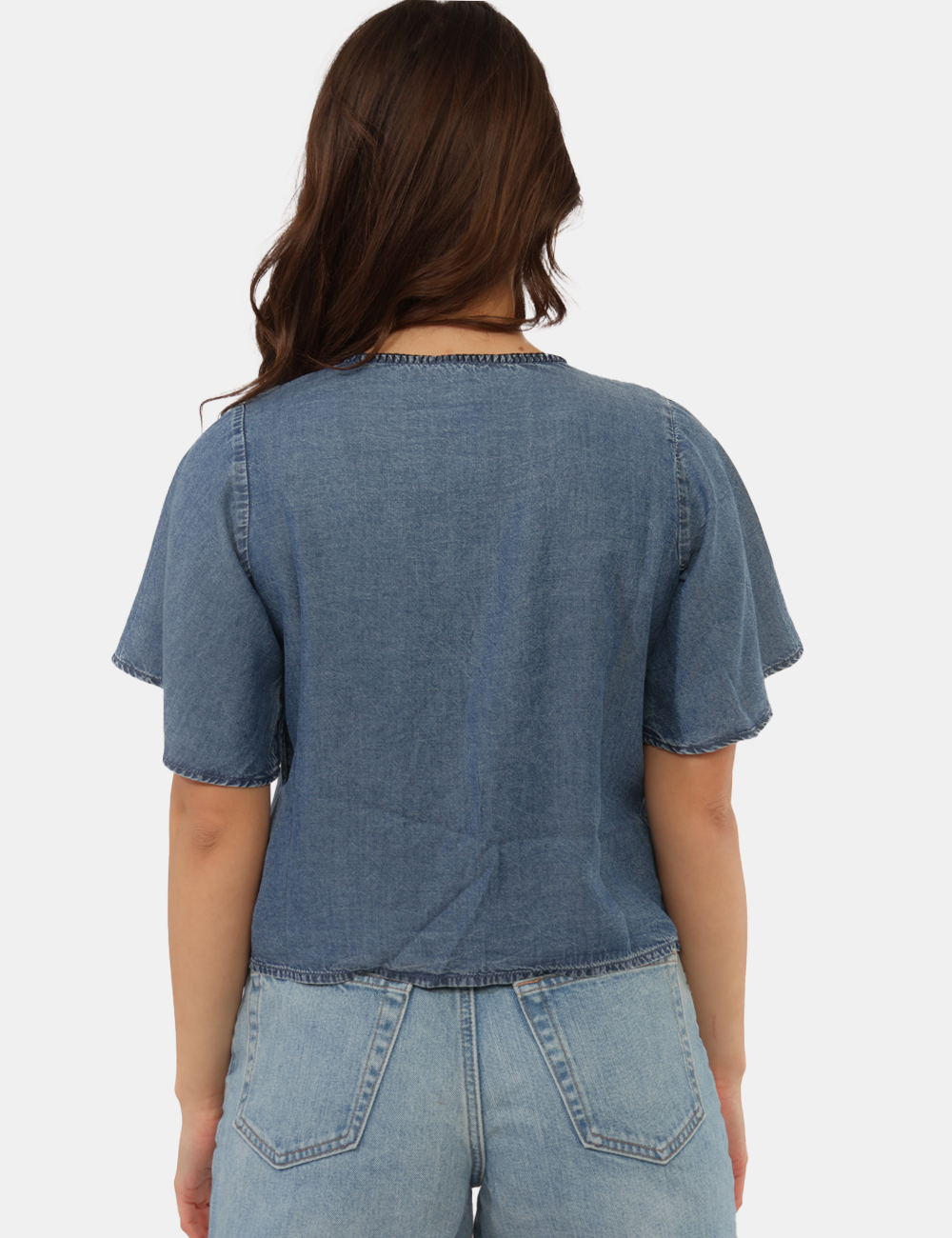 PL3051391-OB_BLUE-P551_PE26_2 Camicia Pepe Jeans Azzurra - Camicia PEPE JEANS Azzurra da donna Femminile, leggera e dallo stile contemporaneo, la Camicia