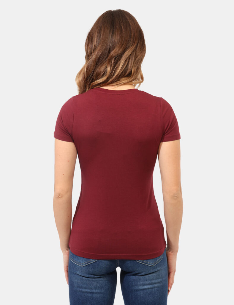 Abbigliamento donna scontato - T-shirt Pepe Jeans Bordeaux