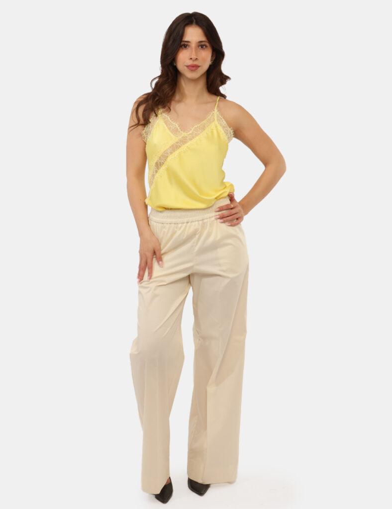 Abbigliamento donna scontato - Pantalone Sandro Ferrone Giallo