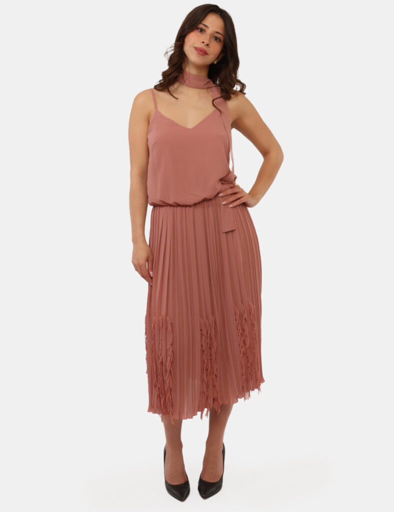 Abbigliamento donna scontato - Vestito Sandro Ferrone Rosa
