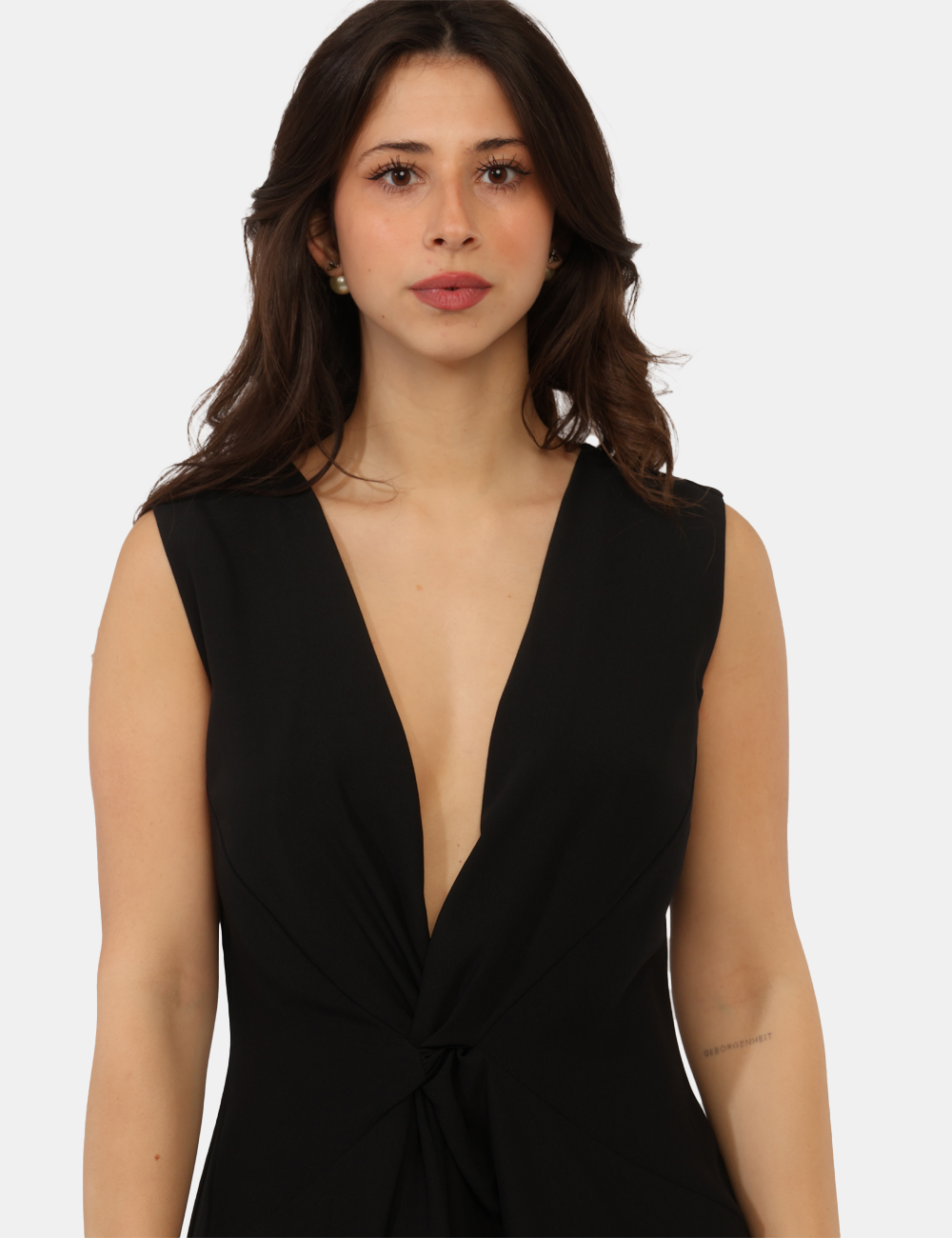 S31XBESARONNO-SB_NERO_PE26_5 Vestito Sandro Ferrone Nero - Vestito SANDRO FERRONE Nero da donna Elegante, sofisticato e dal fascino contemporaneo, il Ves